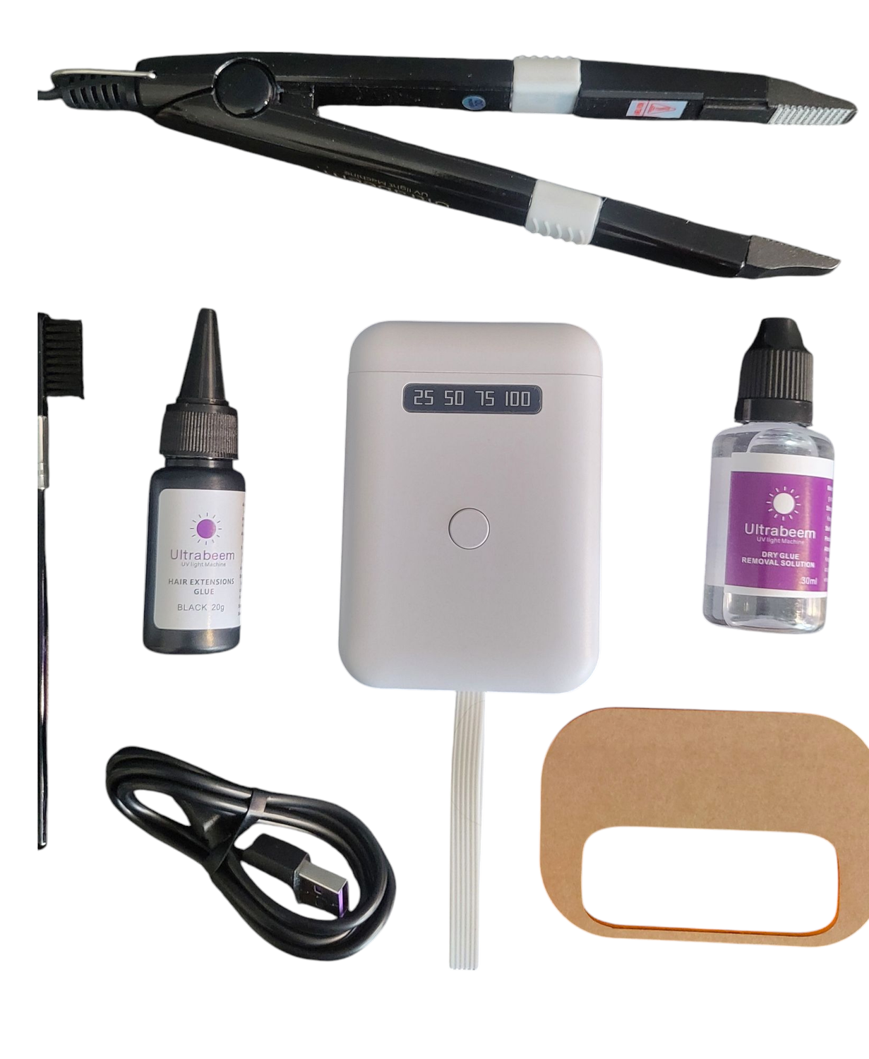 Ultrabeem Mini VLight Hair Extensions Starter Kit