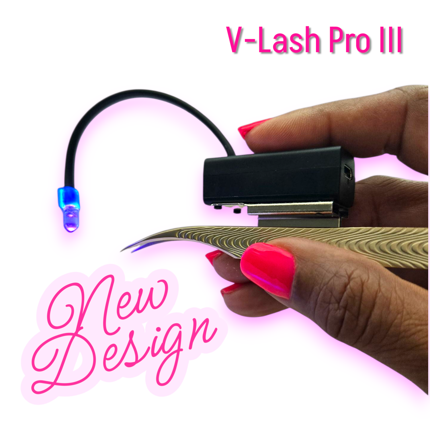 V-Lash Pro III LED Eyelash Tweezer Lamp. Compact design.