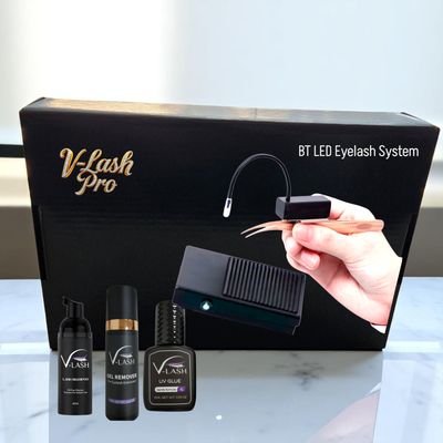 Bluetooth V-Lash Pro 4.0 LED Eyelash Extensions Lamp System Kit.
