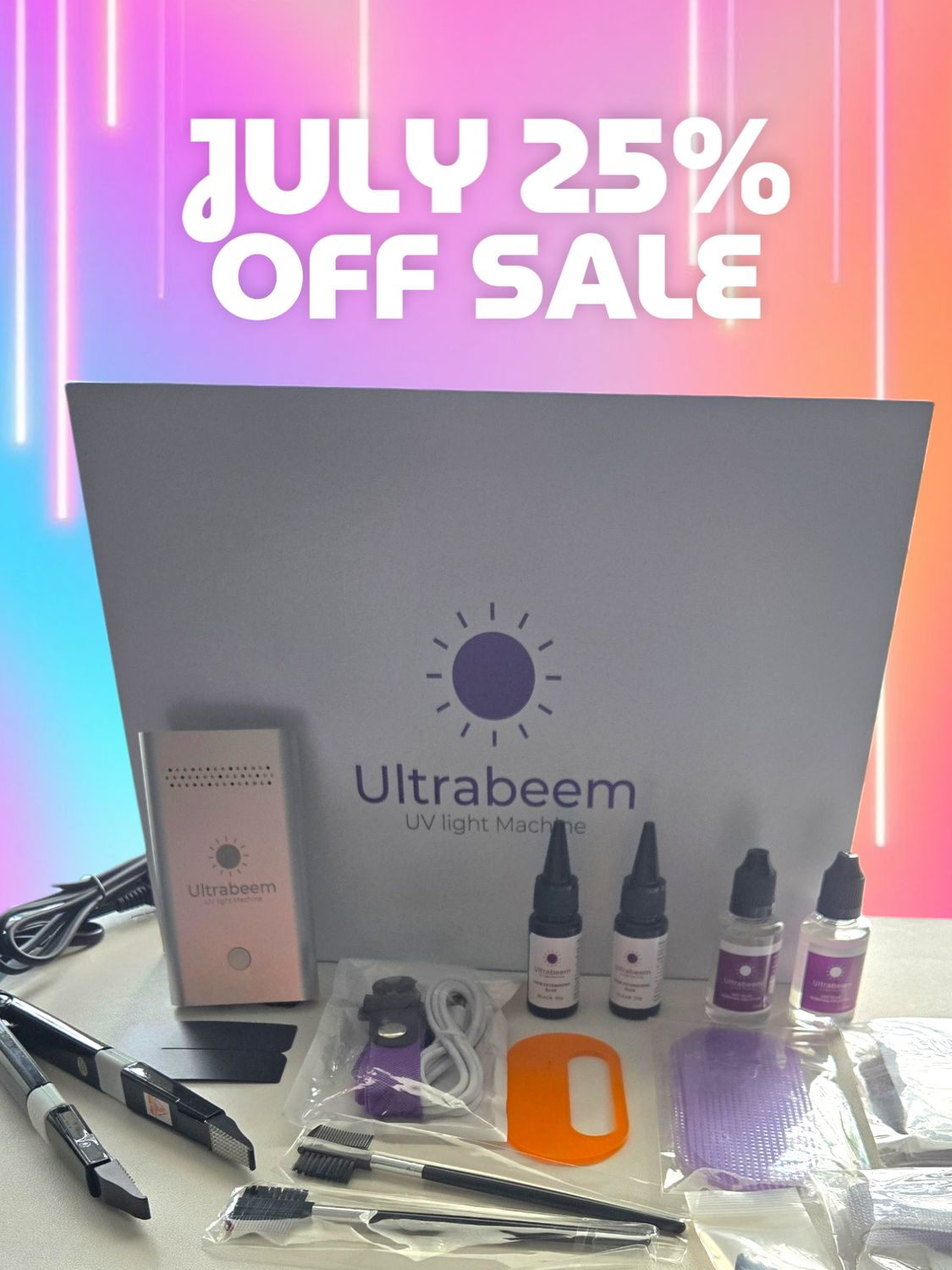 Ultrabeem Deluxe V-Light Hair Extensions Full Kit