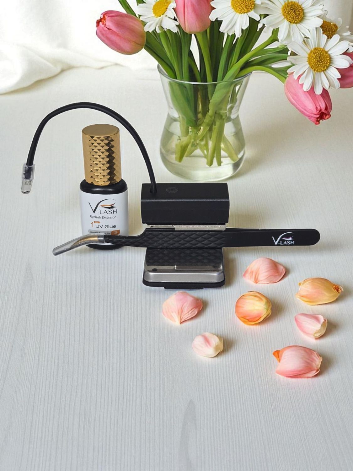 V-Lash Pro 1sec Quck Dry Eyelash Extensions System Kit.