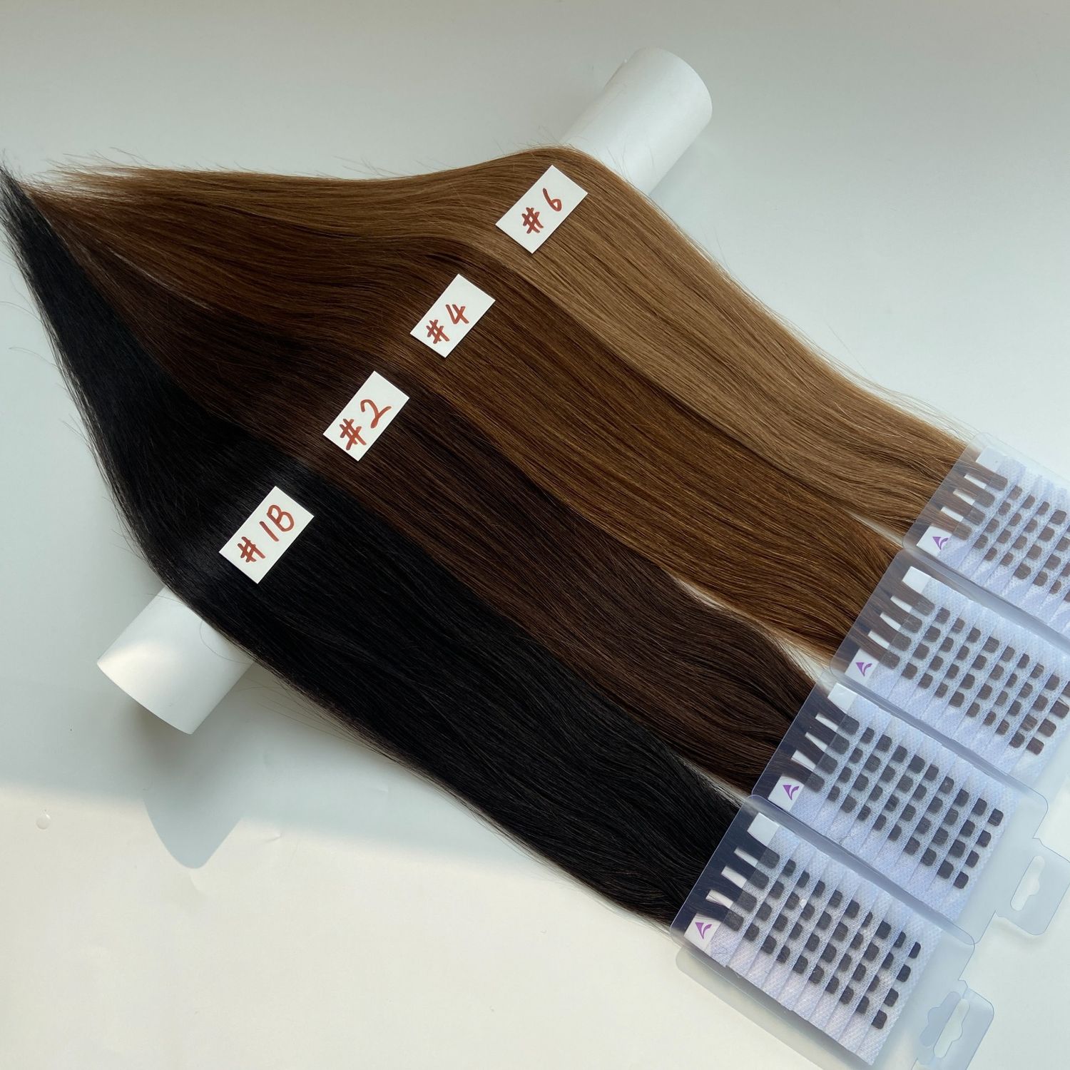 Wholesale V-Light Hair Extensions, 100g per pkg Virgin Remy human hair.