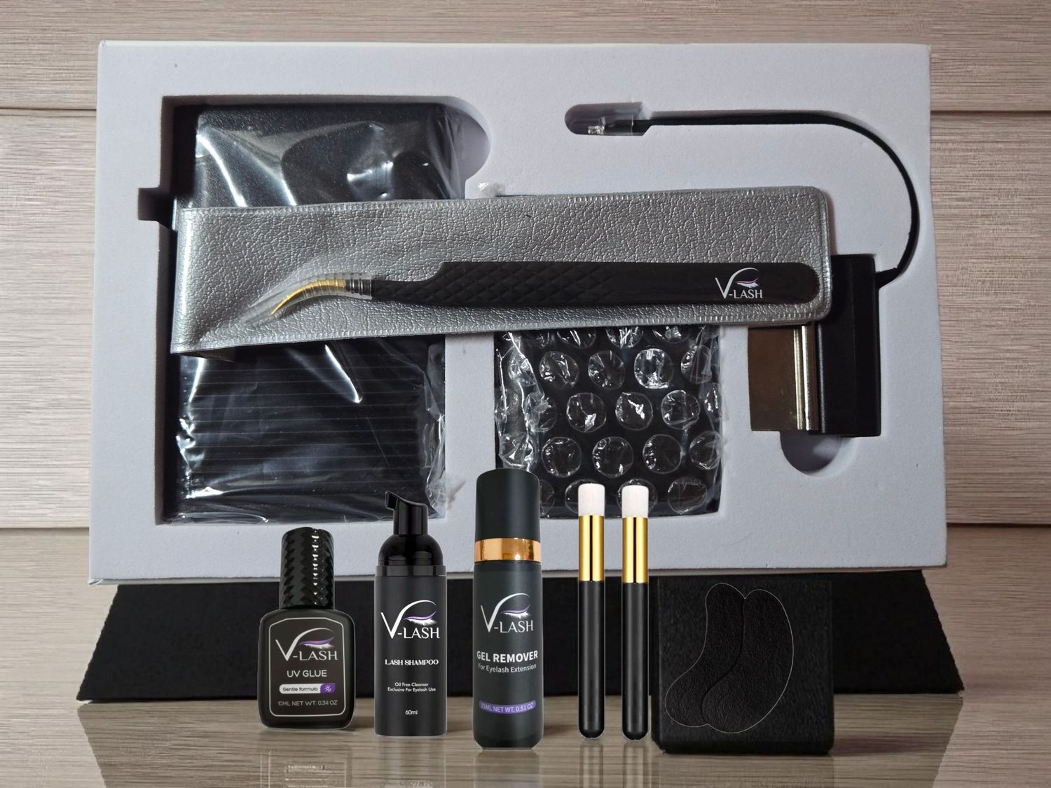 V-Lash Pro 4.0 Wireless Bluetooth LED Eyelash Extension Curing System Kit. Ultra-compact.