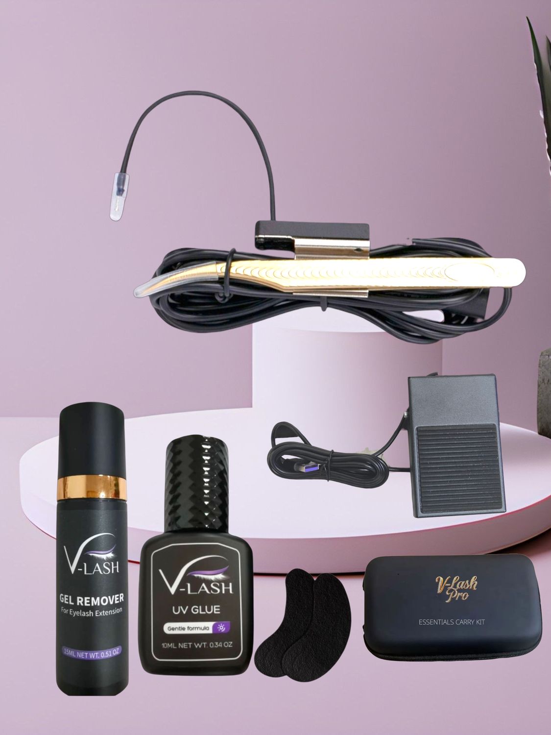 V-Lash Pro LED UV Gel Lash Tweezer Light System.