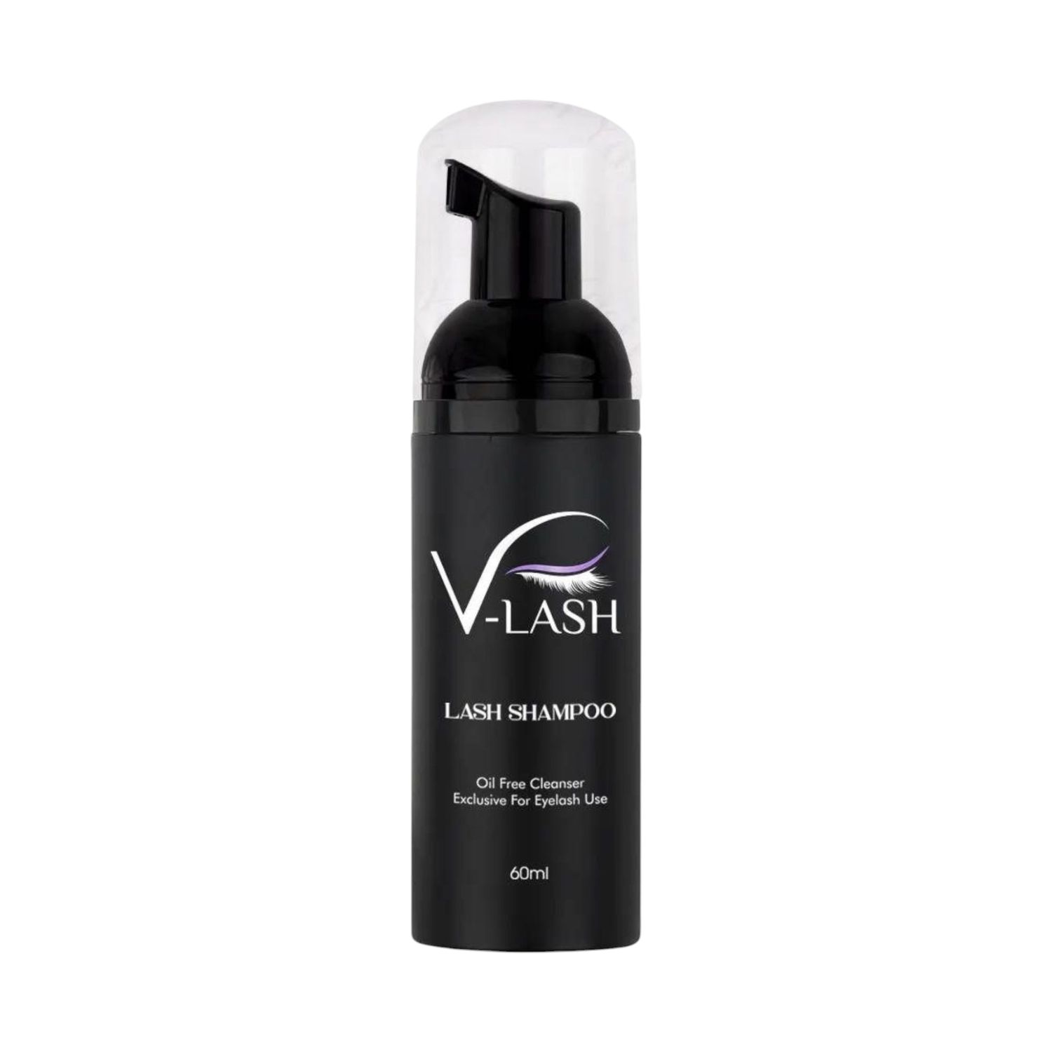 Foam Lash Shampoo 60mL for False Eyelash Extensions and Strip Lashes.