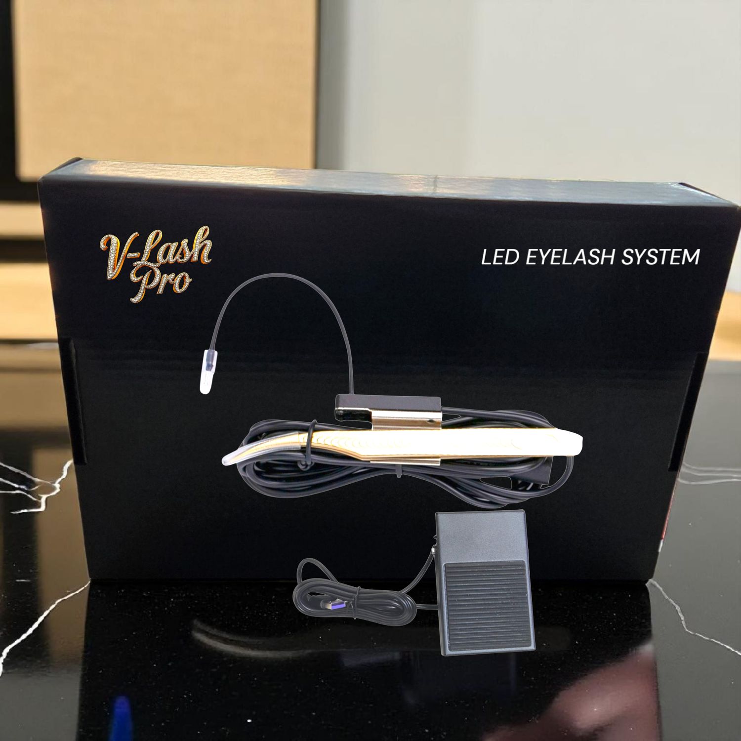 V-Lash Pro Remote UV LED Eyelash Extensions Grafting System Kit.