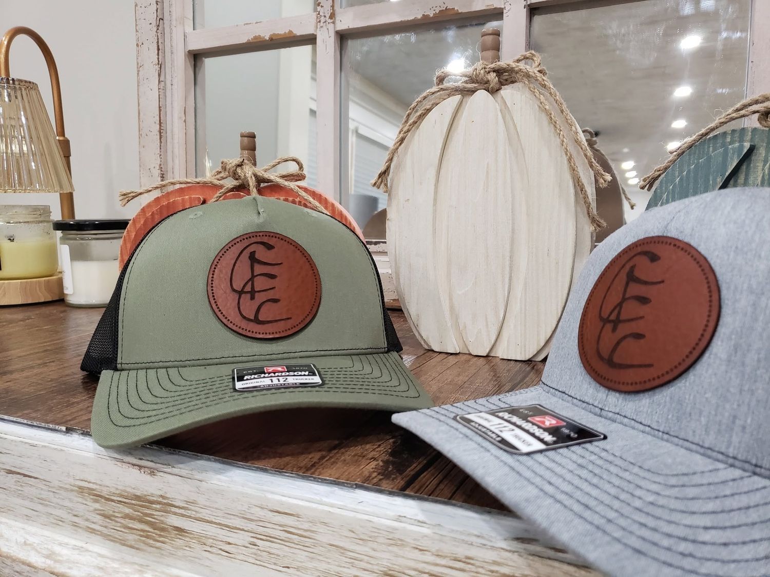 Leather Patch Hat (Custom)