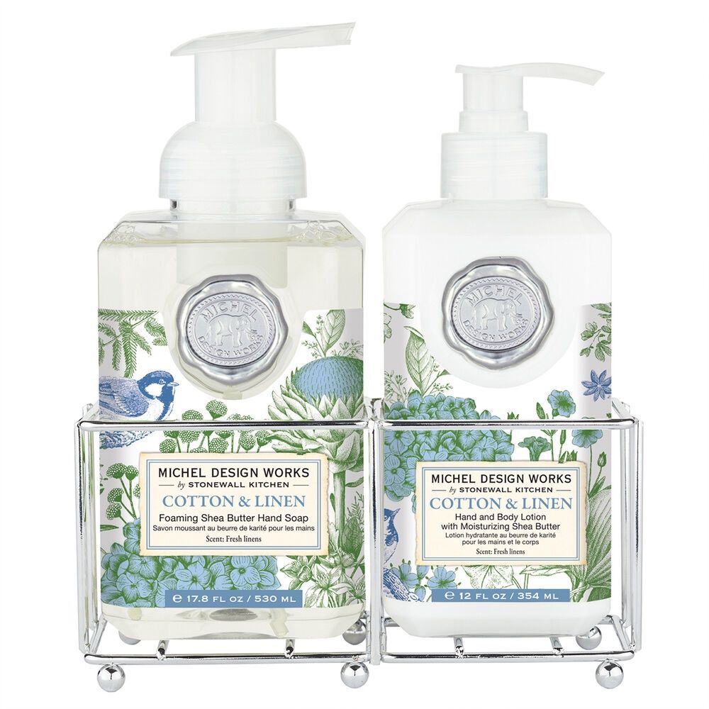 Michel Design Works Cotton &amp; Linen Hand Care Caddy