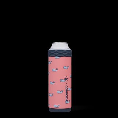 Corkcicle Slim Arctican-12oz Vineyard Vines Whales