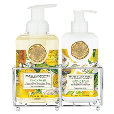 Michel Design Works Lemon Basil Hand Care Caddy
