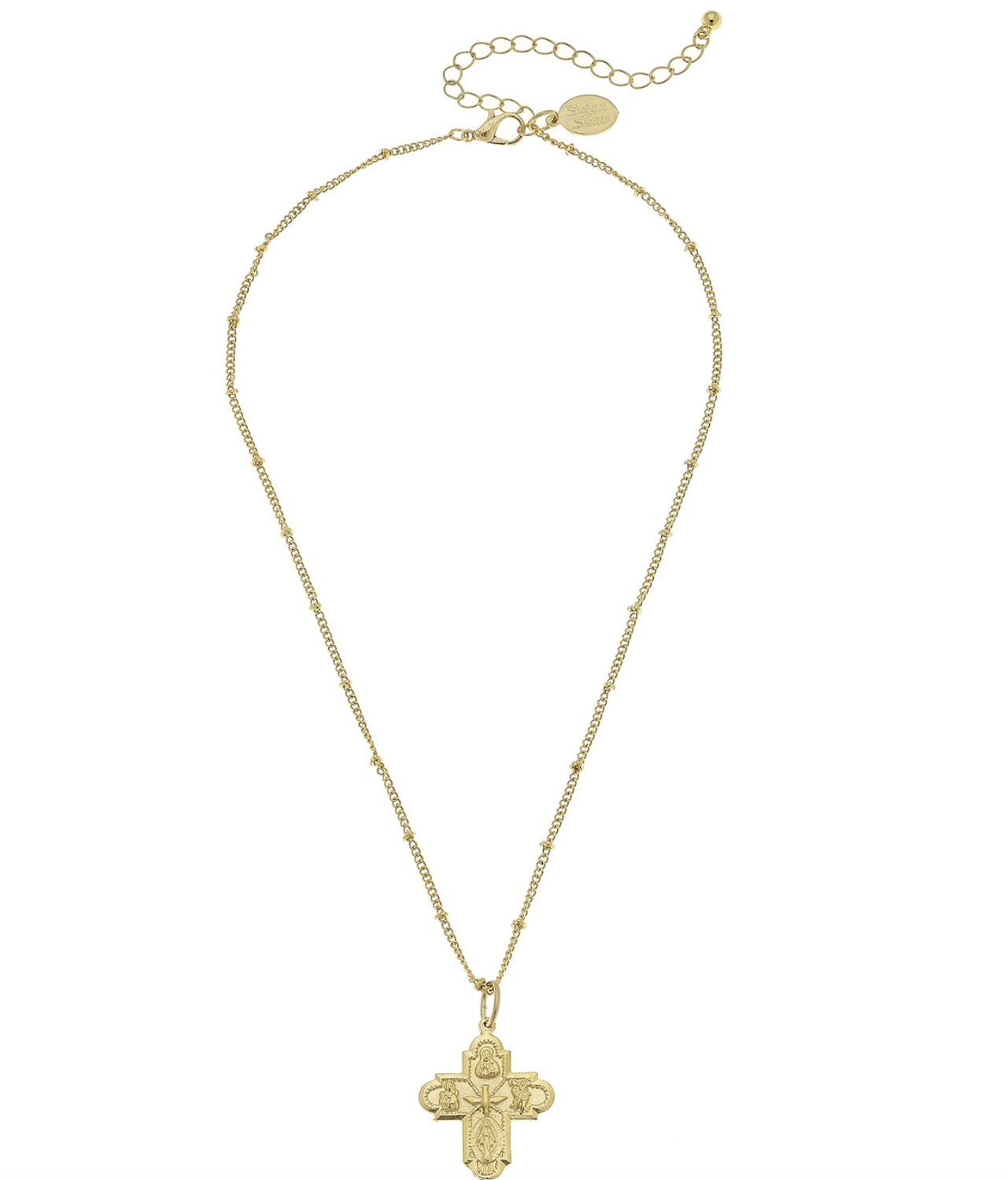 SS Gold Cross Necklace