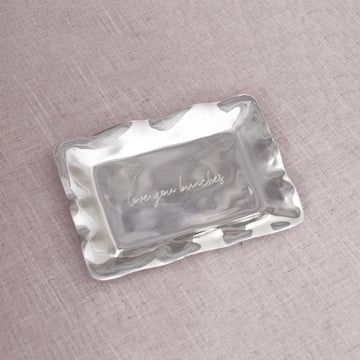 GIFTABLES Engraved Tray "love you bunches"