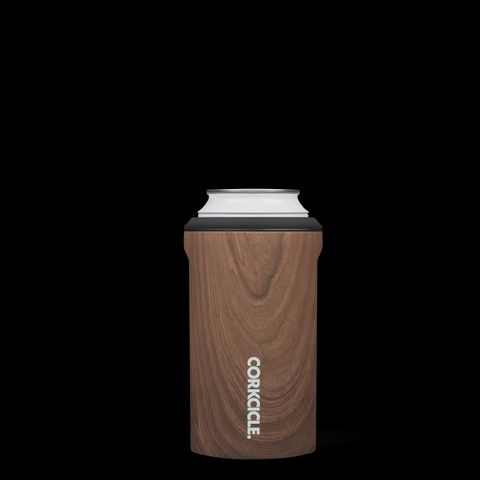 Corkcicle Can Cooler Walnut Wood