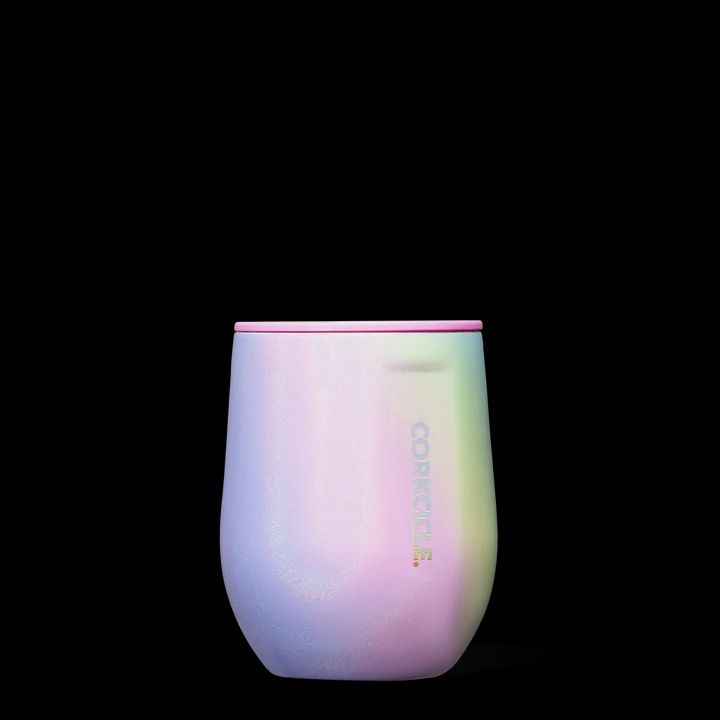 Corkcicle Stemless 12oz Rainbow Unicorn