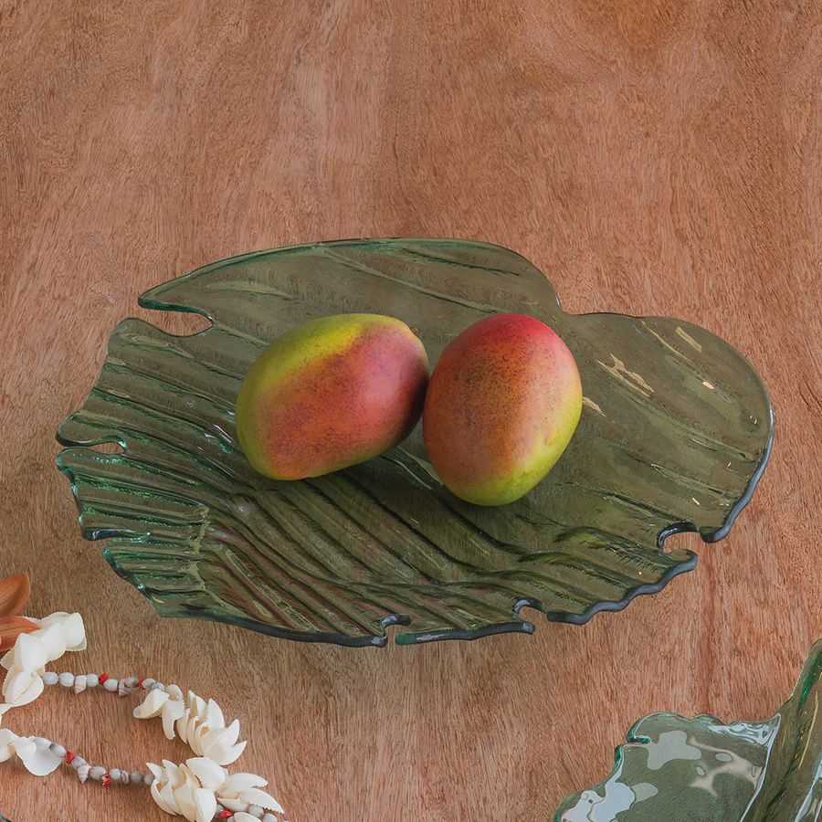 Annieglass Palm Frond Large Platter