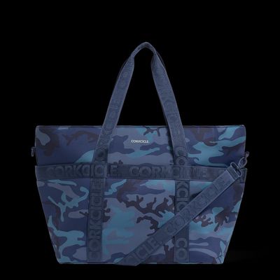 Corkcicle Estelle Tote Insulated Cooler-Navy Camo
