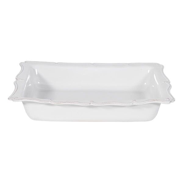 Berry &amp; Thread 17” Rectangular Baker - Whitewash