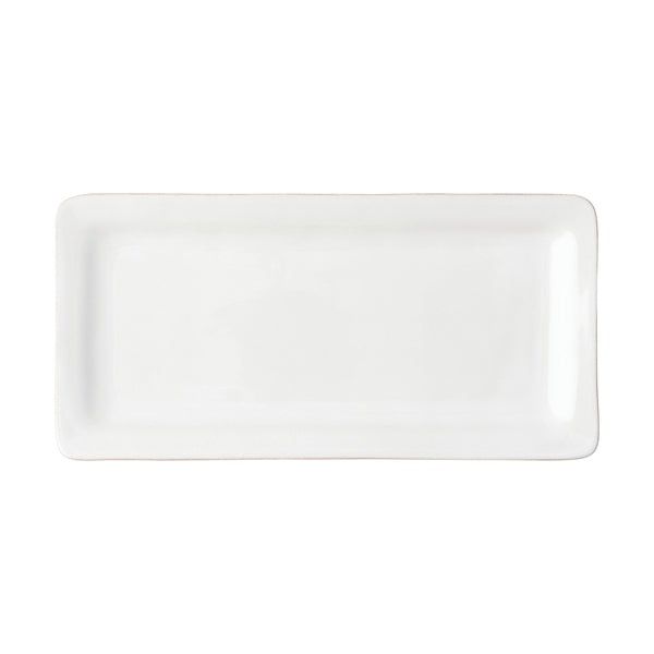 Puro 15” Rectangular Appetizer Platter - Whitewash