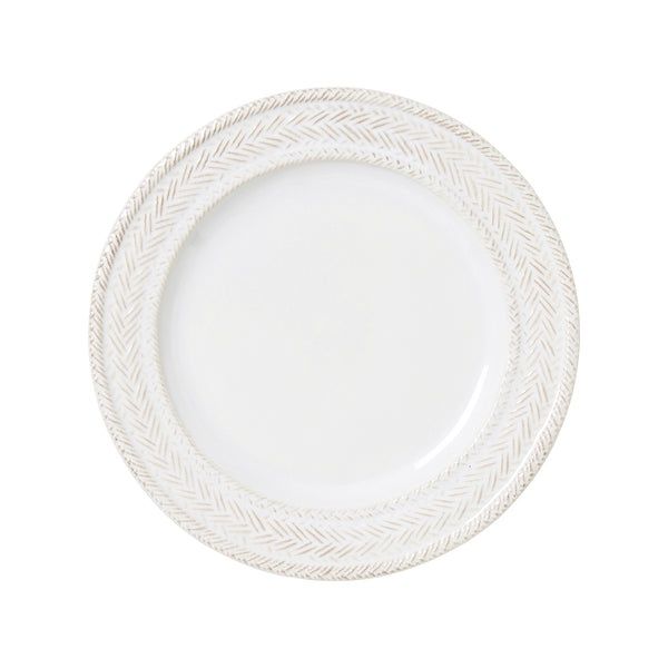 Le Panier Dessert/Salad Plate - Whitewash