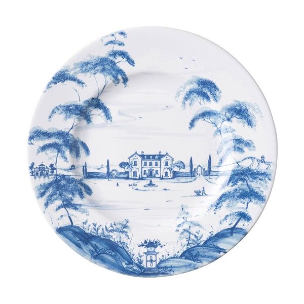 Country Estate Dinner Plate - Delft Blue