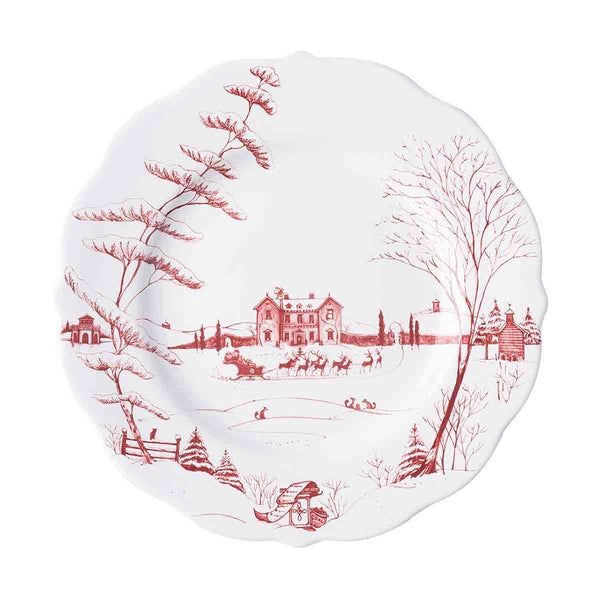 Country Estate Winter Frolic Dinner Plate