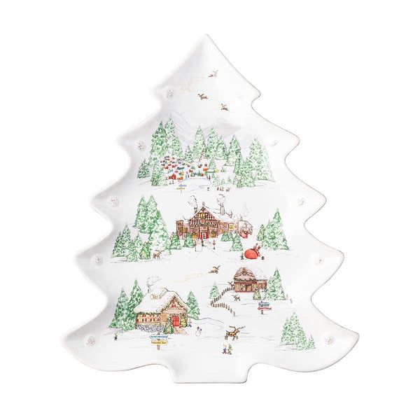 Berry &amp; Thread North Pole 15” Tree Platter