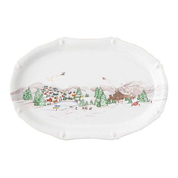 Berry &amp; Thread North Pole 17” Platter