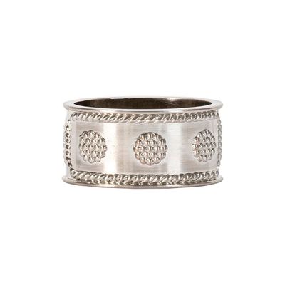 Berry &amp; Thread Napkin Ring - Silver