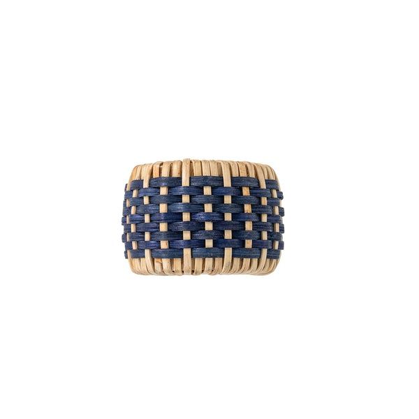 Woven Napkin Ring - Navy