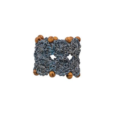 Macrame Napkin Ring - Chambray