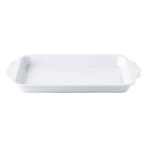 Berry &amp; Thread Melamine 24" Tray - Whitewash