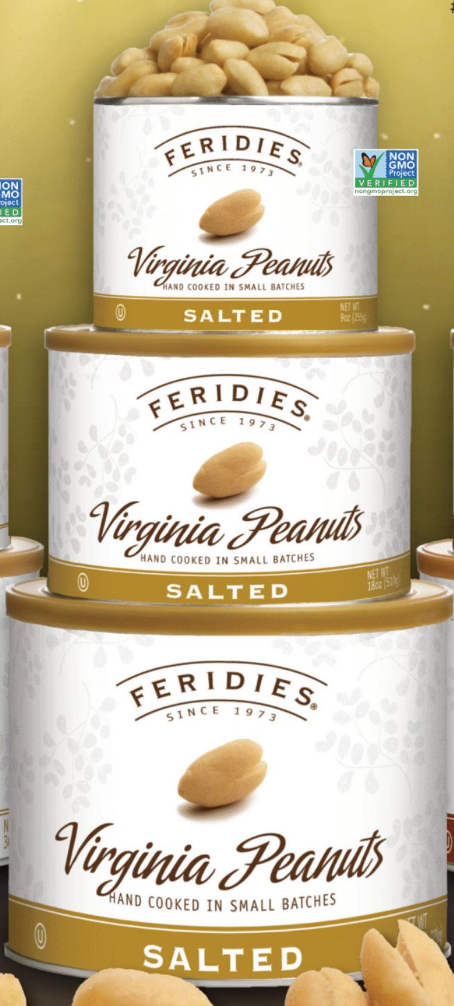 Feridies Salted Peanuts 9 oz