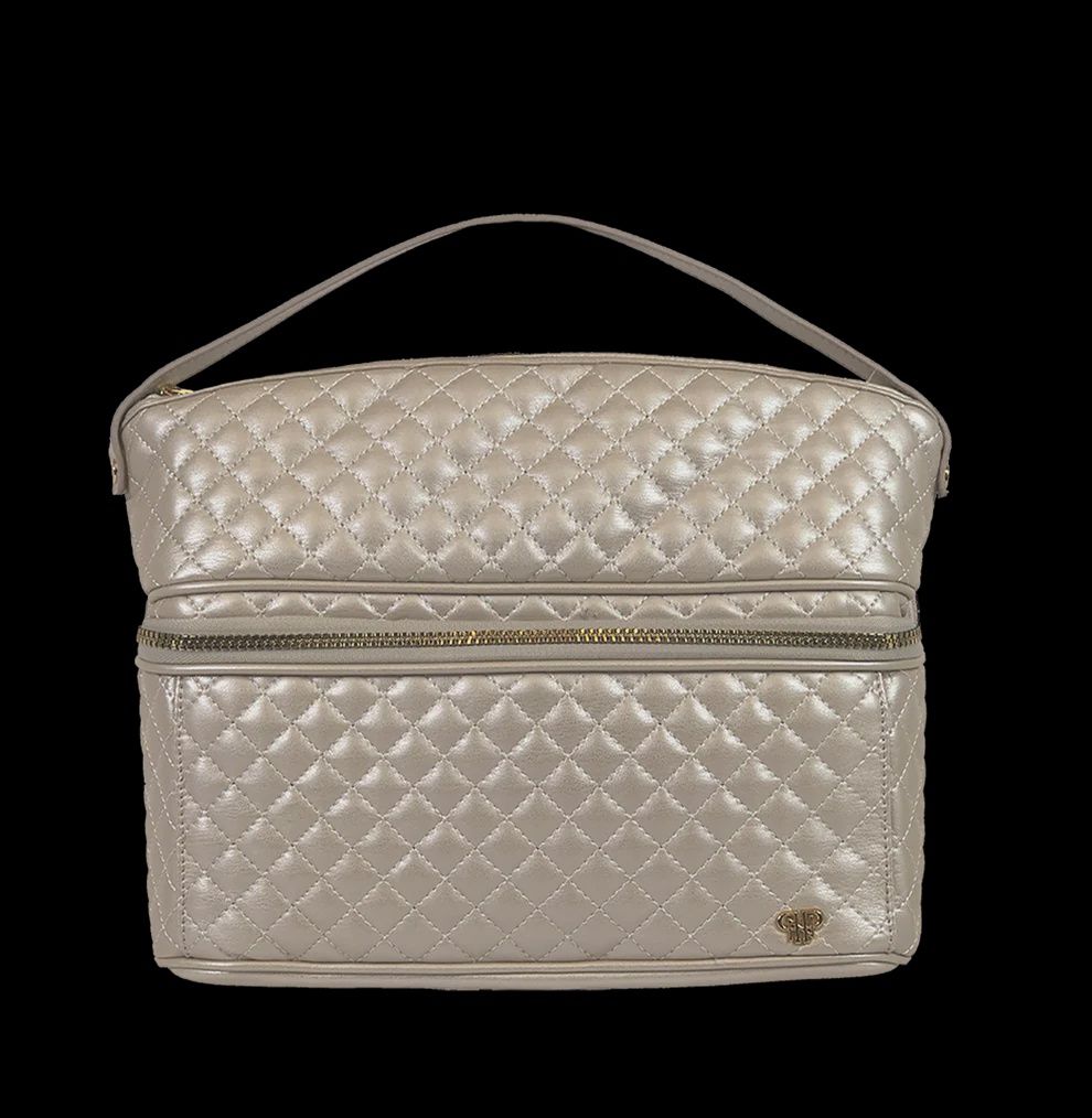 PursN Stylist Travel Bag, Colour: Gold Luster