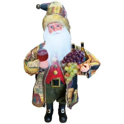 15" Wine Tasting Claus