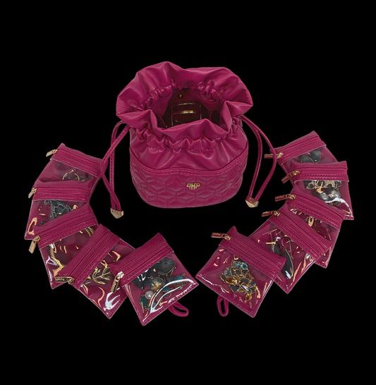 PursN Ultra Jewelry Case, Colour: Fuchsia