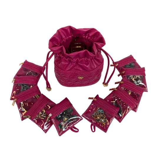 PursN Ultra Jewelry Case, Colour: Fuchsia