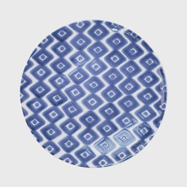 Santorini Salad Plate, Style: Diamond