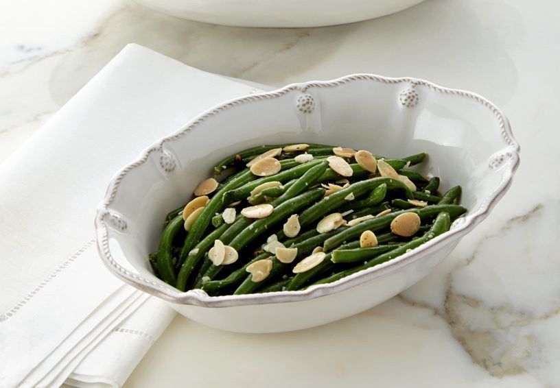 Berry &amp; Thread 10” Oval Serving Bowl - Whitewash