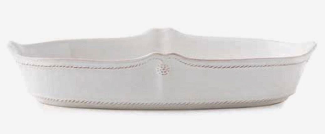 Berry &amp; Thread 12” Oblong Server - Whitewash