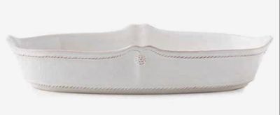 Berry &amp; Thread 12” Oblong Server - Whitewash