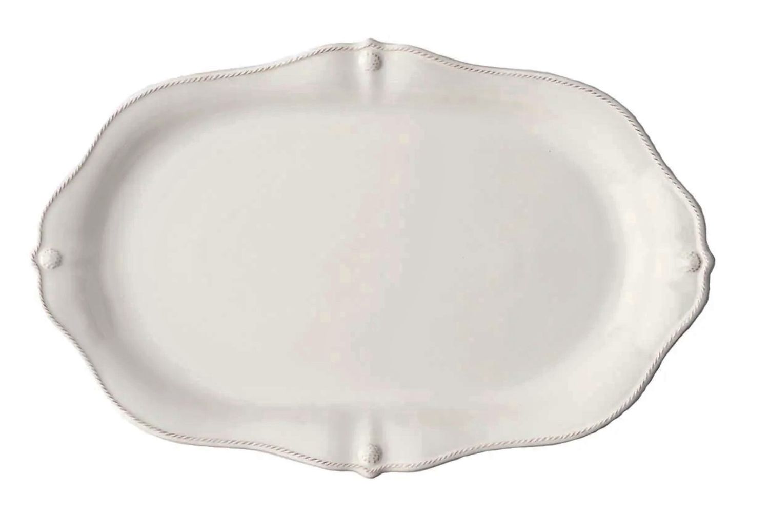 Berry &amp; Thread 20” Platter - Whitewash