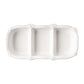 Berry &amp; Thread 14” Triple Section Server - Whitewash