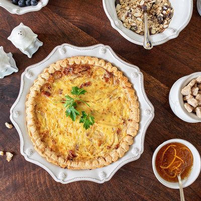 Berry &amp; Thread Pie Dish - Whitewash