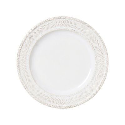 Le Panier Dessert/Salad Plate - Whitewash