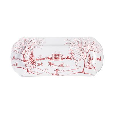 Country Estate Winter Frolic 15” Hostess Tray