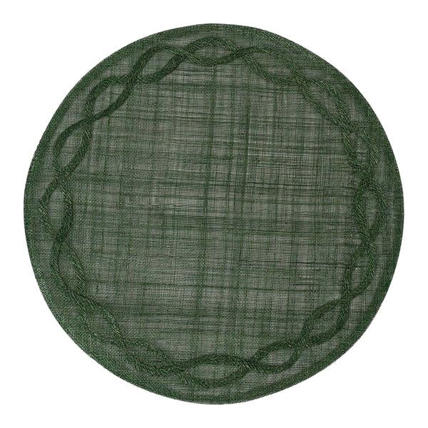 Tuileries Garden Placemat, Colour: Basil