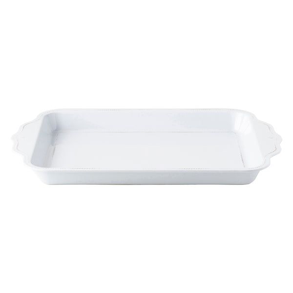 Berry &amp; Thread Melamine 24" Tray - Whitewash