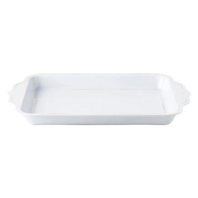 Berry &amp; Thread Melamine 24" Tray - Whitewash