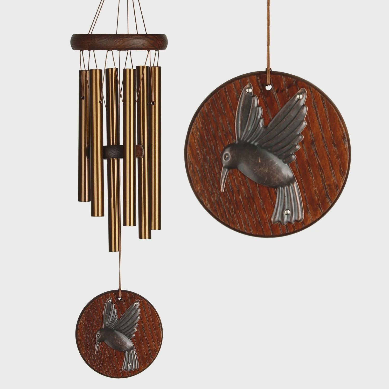 Habitats Chime Teak -  Hummingbird Small