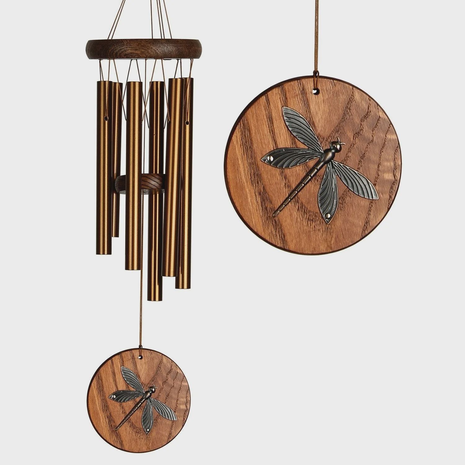 Habitats Chime - Teak Dragonfly Small